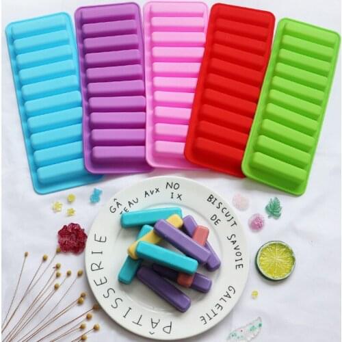 10 with Finger Cookie Cutter Strip Ice Tray Ice Mold XG215