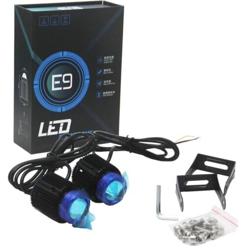 Bedehon 2 PCS Fog Lamp Auxiliary Lighting Bulb Blue 12V 30W White Yellow Car Fog LED Light Canbus DRL Car Driving Running Bulb