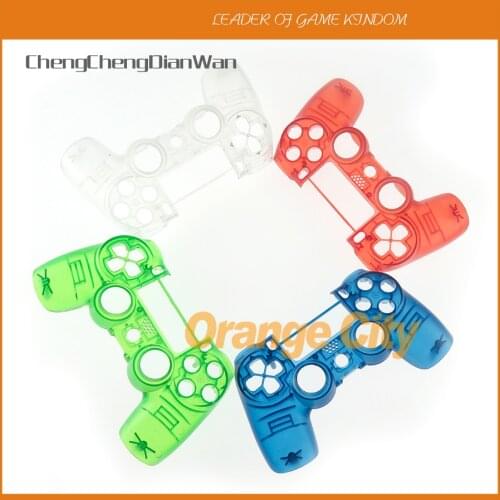 30pcs Transparent Front housing shell cover clear faceplate upper shell cover case for Playstation4 Pro PS4 Pro JDM 040 JDS 040
