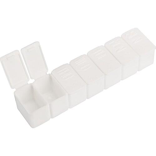 7 Grids Boxes for Packing Jewelry Accessories Transparent Plastic Storage Jewelry Case Box Organizer