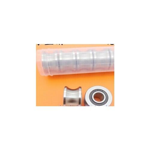 Free Shipping 20pcs/lot U22 Deep Groove Ball Bearing 8x22.5x14.5mm U Groove Traces Walking Guide Rail Bearings