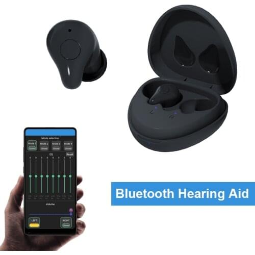 Bluetooth Hearing Aids For Deafness Sound Amplifier Bluetooth With Digital Earphone Mini Listening Device Ears First Aid Tools