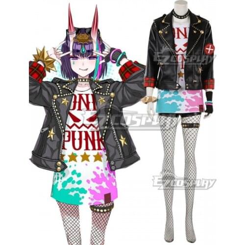 Fate/Grand Order FGO Waltz in the MOONLIGHT/LOSTROOM Mash Shuten Douji Halloween Party Suit Carnival Christmas Cosplay Costume E