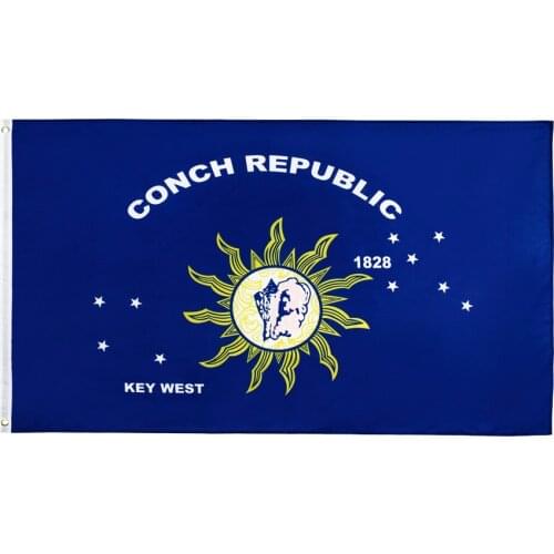 3x5ft Stock 1828 Key West Conch Republic Flag