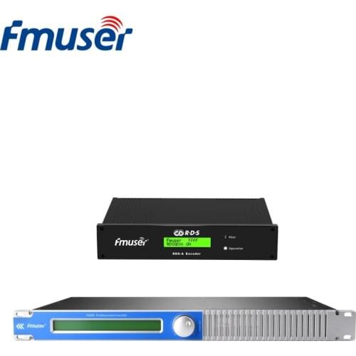 FMUSER 50W FM Broadcast Transmitter With Digital RDS Encoder Radio Data System Encoder For FM Radio Station