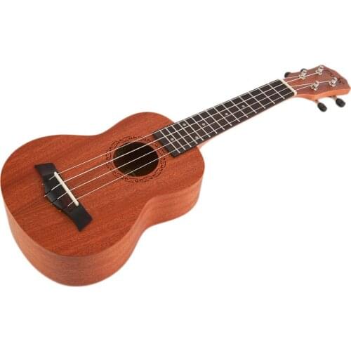 21 inch 15 Frets Mahogany Soprano Ukulele Guitar Uke Sapele Rosewood 4 Strings Hawaiian Guitar for beginners or Basic players
