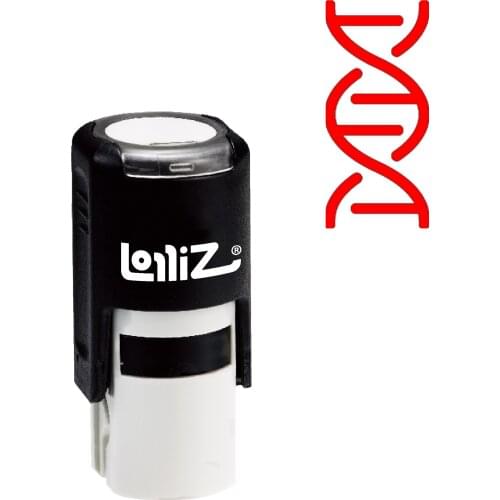 LolliZ Dna Self-Inking Rubber Stamp - Modern Symbol Series