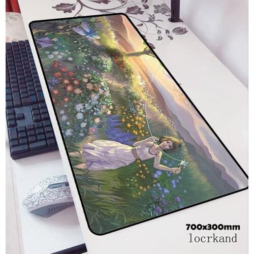 Cute mouse pad 70x30cm gaming mousepad anime HD print office notbook desk mat High quality padmouse games pc gamer mats