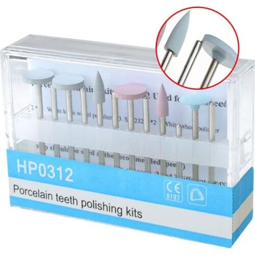 HP0312 Porcelain Teeth Polishing Kit Used for Dental Low-Speed Handpiece Teeth Whitening Oral Hygiene
