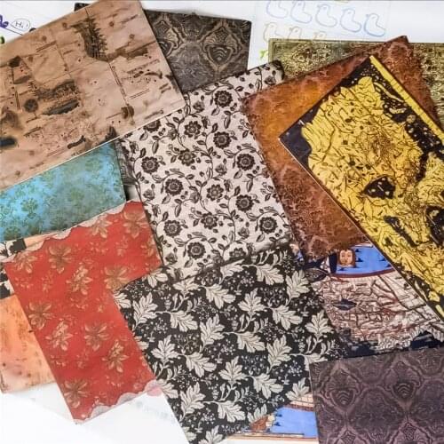 Stickers 13pcs Creative Cute Self-made Old paper ancient map Stickers Decals on Laptop / Decorative scrapbooking / DIY paper