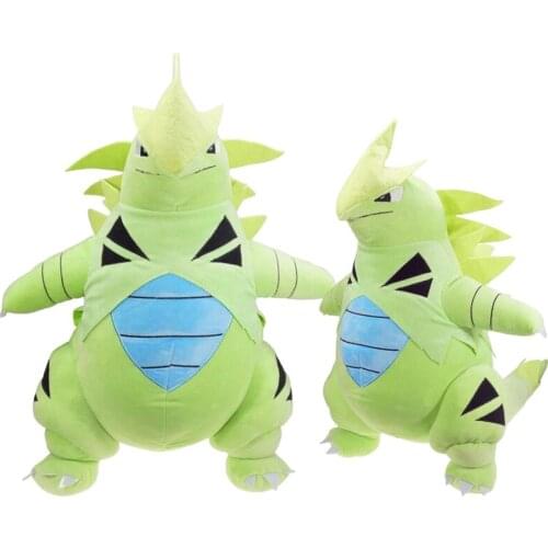 Pokemon Cartoon Stuffed Plush Toys Tyranitar Anime Kawaii Cute Soft Plushie Boutique Doll kids Toys Children Birthday Gifts 30cm