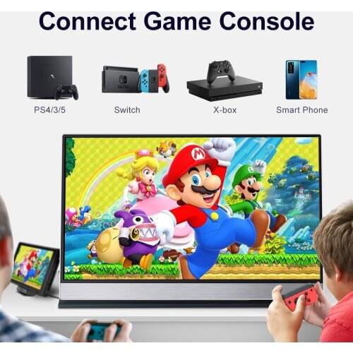 Mini 12.5" 1080p portable monitor Type USB C for Switch Xbox Ps4 Huawei Samsung phone laptop PC gaming monitor Camera display