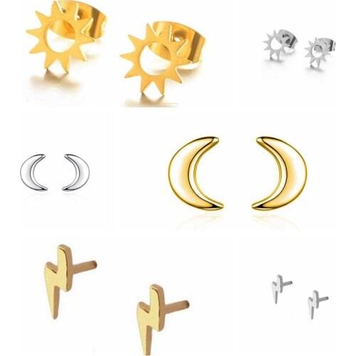 925 Silver Ear Needle Plain Lighting minimalist Stud Earring Women Small Wedding Party Jewelry 2021 Fashion Fine Jewelry Party