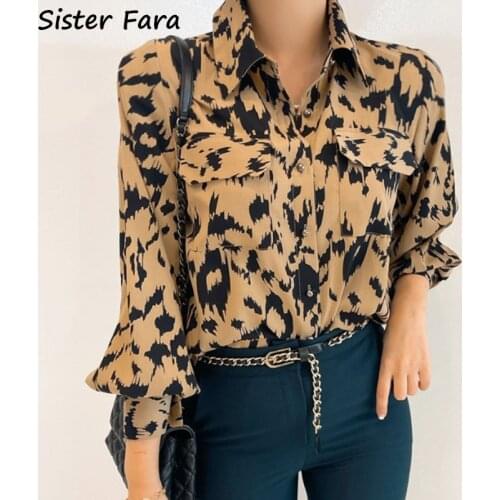 Леопардовые блузки Sister fara China At AliExpress