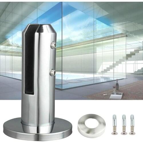 304 Stainless Steel Glass Clip Stainless Steel Swimming Pool Glass Clip Floor Glass Fixed Fittings Balcony Bathroom Railing Clip