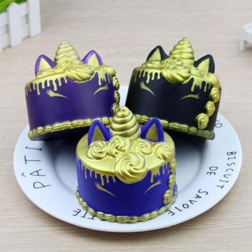 Squishy unicorn kawaii cake Soft Exquisite Fun Toys Scented Squish Charm Slow Rising Stress Reliever Toy