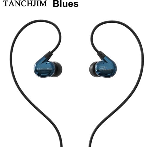TANCHJIM Blues HiFi Audio DMT Dynamic driver In-ear earphone IEM for Blues/Pop/Rock Music For Mobile Phone Line Type earbuds