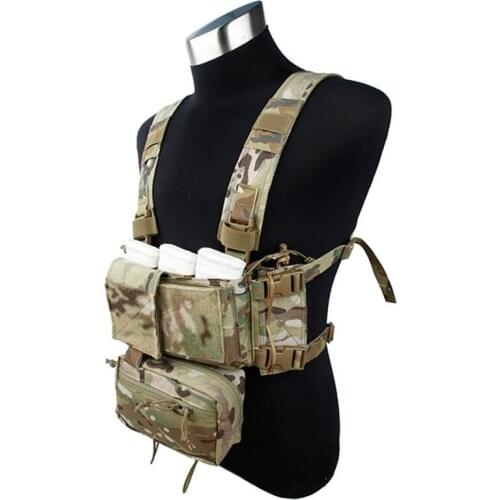 TMC Tactical Vest Multicam SS Modular Chest Rig Set A Chest Hanging Sand Tigerstripe multil color TMC3115