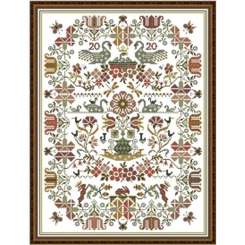 Totem cross stitch kit people 18ct 14ct 11ct count print canvas stitches embroidery DIY handmade needlework