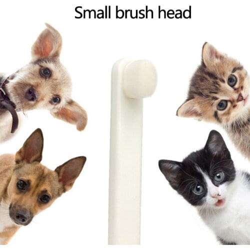 Pet Products Super Soft Pet Soft toothbrushTeddy Dog Brush Bad Breath Tartar Teeth Tool Oral Cleaning Products For Cats And Dogs