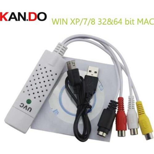 USB 2.0 Easy Cap Video TV DVD VHS DVR Capture Adapter Usb Video Capture Vedio Capture Device Win7/8/XP/Vista Converter