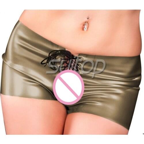 Underwear women Suitop latex boxer for woman