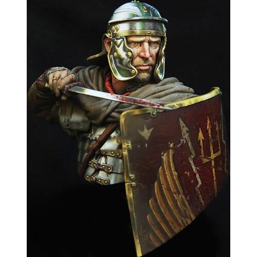 1/10 Scale Unpainted Resin bust Roman soldier of the first century collection bust