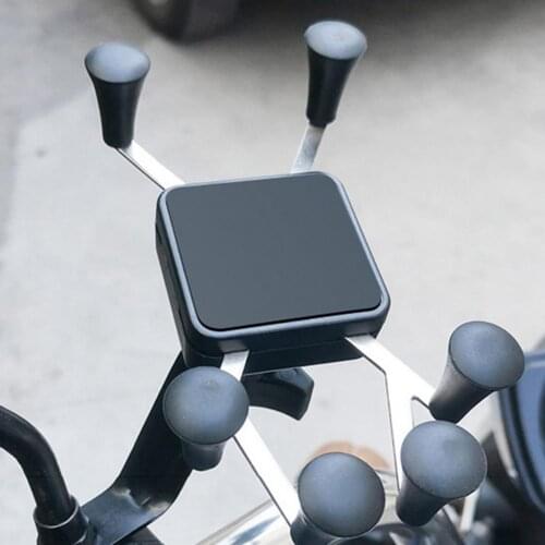 1PCs Motorcycle Electric Vehicle Bicycle Handlebar Mobile Phone Bracket Outdoor Riding Mountain Bike Mobile Fixed Bracket
