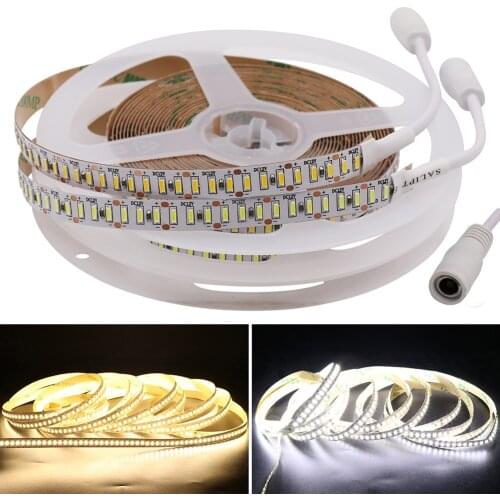 1020LEDs 5M Super Bright Led Strip Non Waterproof 3014 SMD DC 12V Flexible Tape Brighter Than 5050 5630 2835 Led Strips Lighting