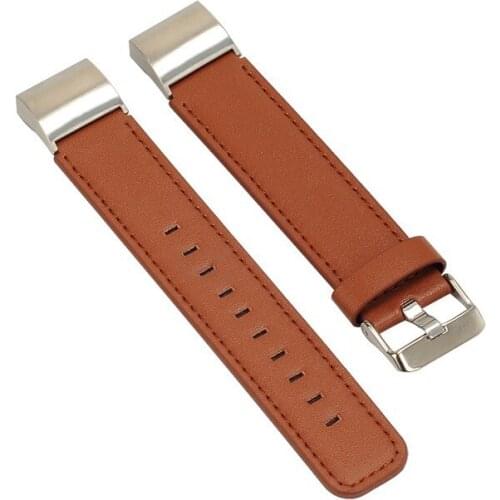 30pcs/Lot by DHL for Fitbit Charge 2 Smartwatch use Genuine Leather Replacement watch band strap watchband 5 Colors