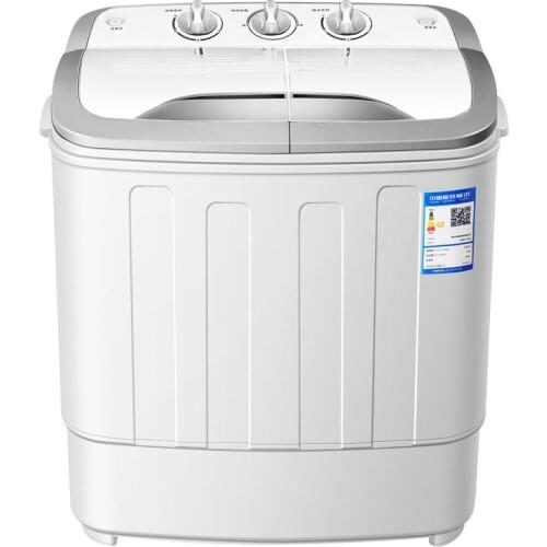 50-588S Double Barrel-sized Semi-automatic Mini Washing Machine with Swing Dry with Disinfecting Dehydrator