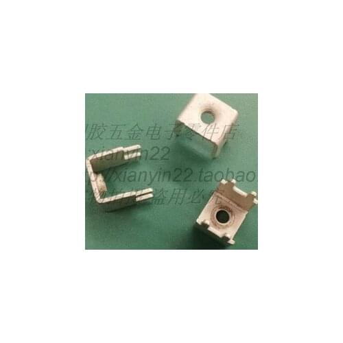 50pcs Free shipping PCB-7 (M4) tinned copper terminals solder terminals PCB board circuit board terminal electrical connector