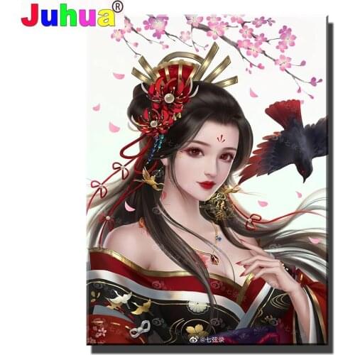 5d diy diamond mazayka Woman diamond painting full square/round rhinestone embroidery wall decor portrait H690