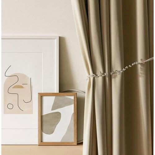 Australian Cashmere Nordic Warm and Windproof Curtains Finished Custom Blackout Curtains for Living Dining Room Bedroom