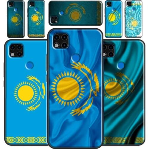 Kazakhstan Flag Case For Xiaomi Redmi Note 10 Note 9 Note 8 Pro 8T 9S Cover For Redmi 9T 9 9A 9C K40 7A 8A