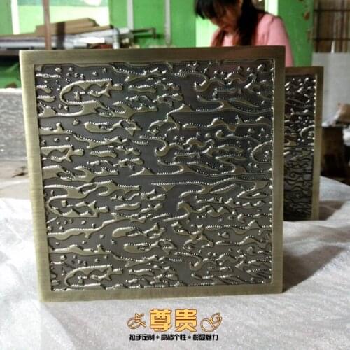 Chinese antique door handle glass door handle door handle door handle custom carved logo package