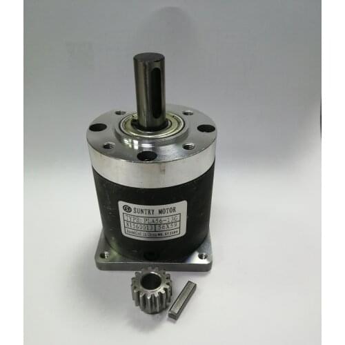 Ratio 13: 1 / 15: 1/18:1 planetary reducer 56mm square input flange for Nema23 stepper motor shaft diameter is 6.35mm or 8mm