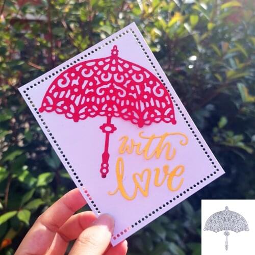 Lace Umbrella Metal Cutting Die Stencils Template for Scrapbooking Paper Album Cards Gift Decor Knife Punch Mold Die Cut New