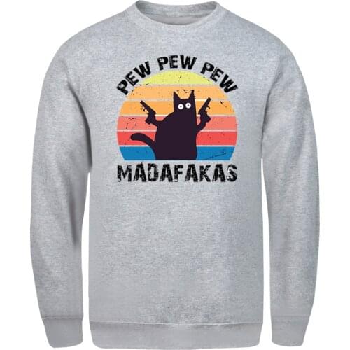 Sweatshirt For Mens Pew Madafaka Casual Harajuku Hoodie Vintage Tops Hipster Pullovers Homme 2020 New Winter Moletom Masculino