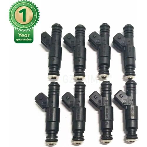 Set 8 new nozzle injection Fuel Injectors for Chevy for G--M 7.4 454cid 0280155884 0 280 155 884