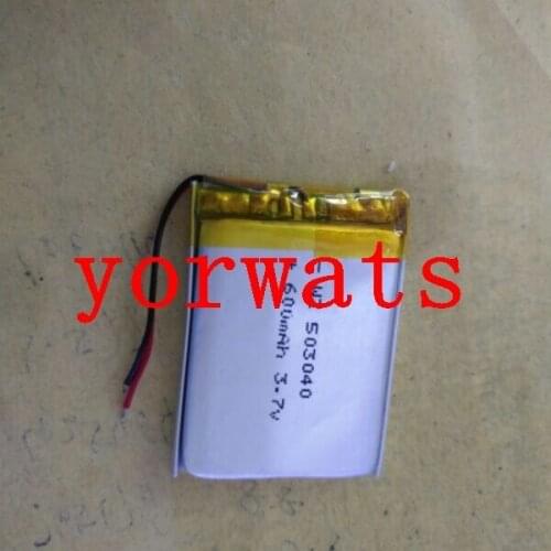 New Hot A Rechargeable Li-ion Cell 3.7V lithium polymer battery 503040 053040 600mah direct sale