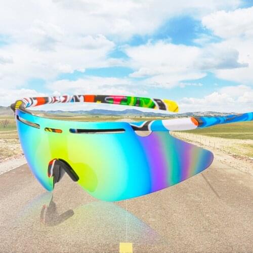 Polarized Sports Men Sunglasses Road Cycling Glasses Mountain Bike Bicycle Riding Protection Goggles Eyewear Bicycle Eyewear
