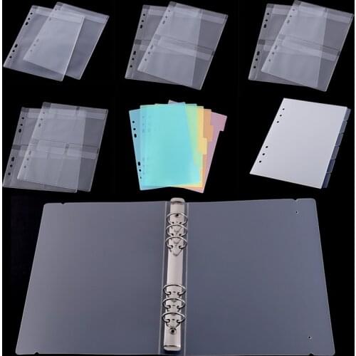 Die Storage Book Binder Insert Divider Page Protectors Pockets DIY Scrapbooking Stencil Album Cover Holder Collection 2021