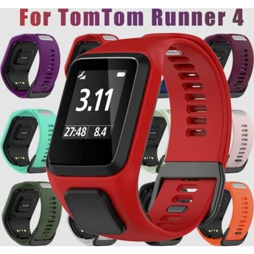 Silicone Replacement Watchband For TomTom Runner 2 3 Spark 3 Sports Replacement Wrist Band Silicone Smart Bracelet Accessories