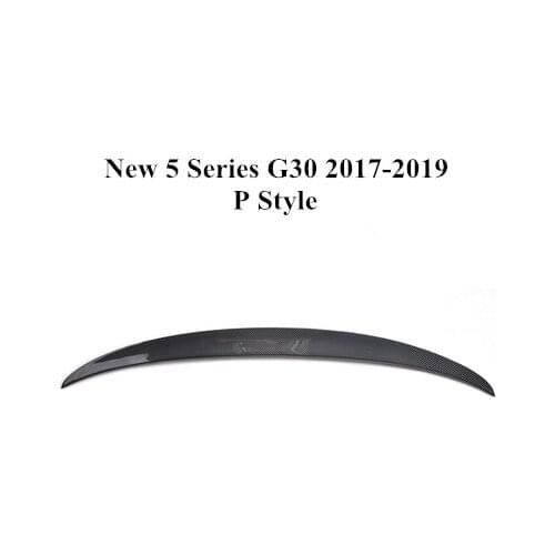 Top Quality Real Matte Carbon Fiber P M4 m5 style Rear Trunk spoiler For Bmw G30 G38 Car Wing Spoiler 520d 530i 530d 540i 525i