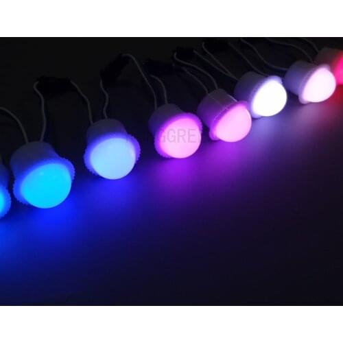 1000X Milk cover 26mm UCS1903 12V led pixel led point light source programmable RGB LED pixel module express free shipping
