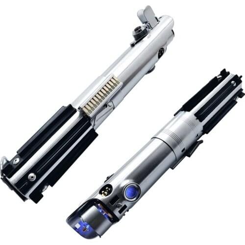 Light Saber with Metal Handle Series Base Used for Fierce Duel Equipped with Locking Blaster Voice Color Changing Sword toys