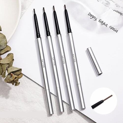 Waterproof Rotatable Eyebrow Pencil Double Ended Eyebrow Pencil Long Lasting Waterproof Makeup MPwell