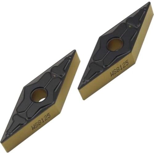 WS8125 VNMG160404 TM 20PCS CNC Stainless Steel VNMG160404 TM External Turning Tools Carbide insert Lathe cutter Tool