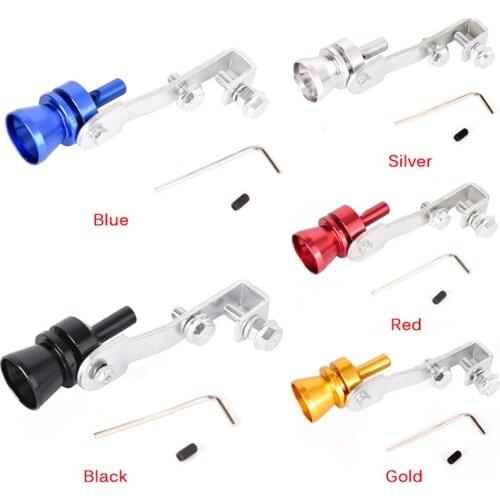 1Pc Universal Car Multi Color Blow Off Valve Turbo Sound Whistle Aluminum Simulator Sound Pipe Exhaust Muffler Pipe